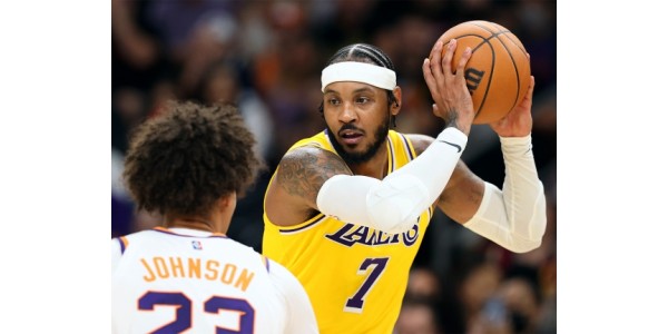 Carmelo Anthony no vive su sueño de campeonato con Los Angeles Lakers